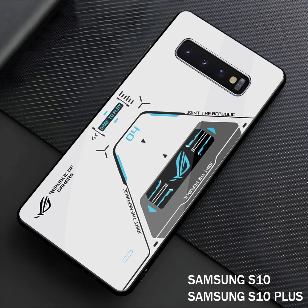 Softcase Kilau Glass Hp Terbaru Samung S10 PLUS I S10 silikon Hp Samsung S10 PLUS I S10 Case Mewah M
