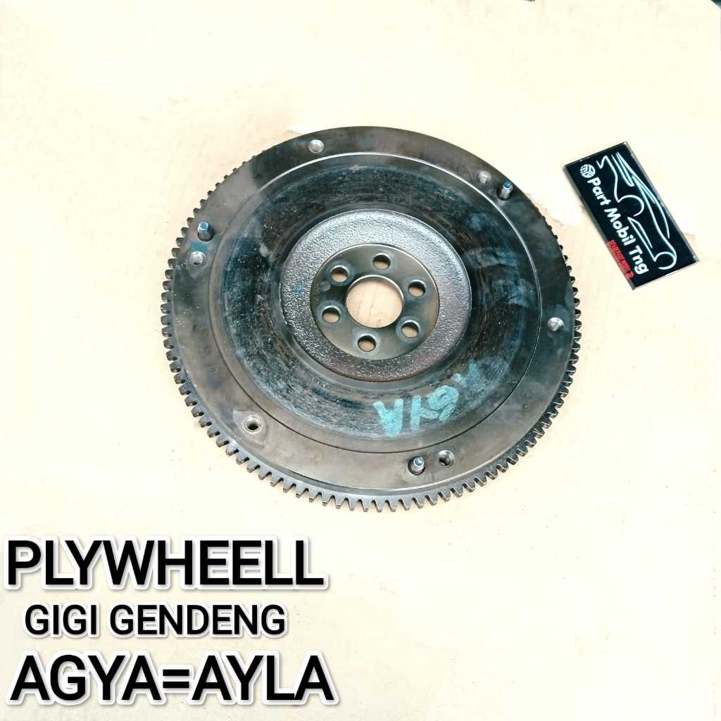 Flywheel Assy Roda Gila Gigi Gendeng Daihatsu Agya 10 1000cc = Ayla