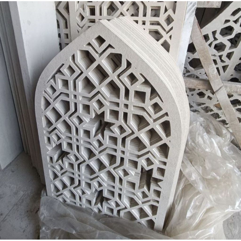 Supplier Krawangan GRC Masjid | Motif Arab Allah Muhammad