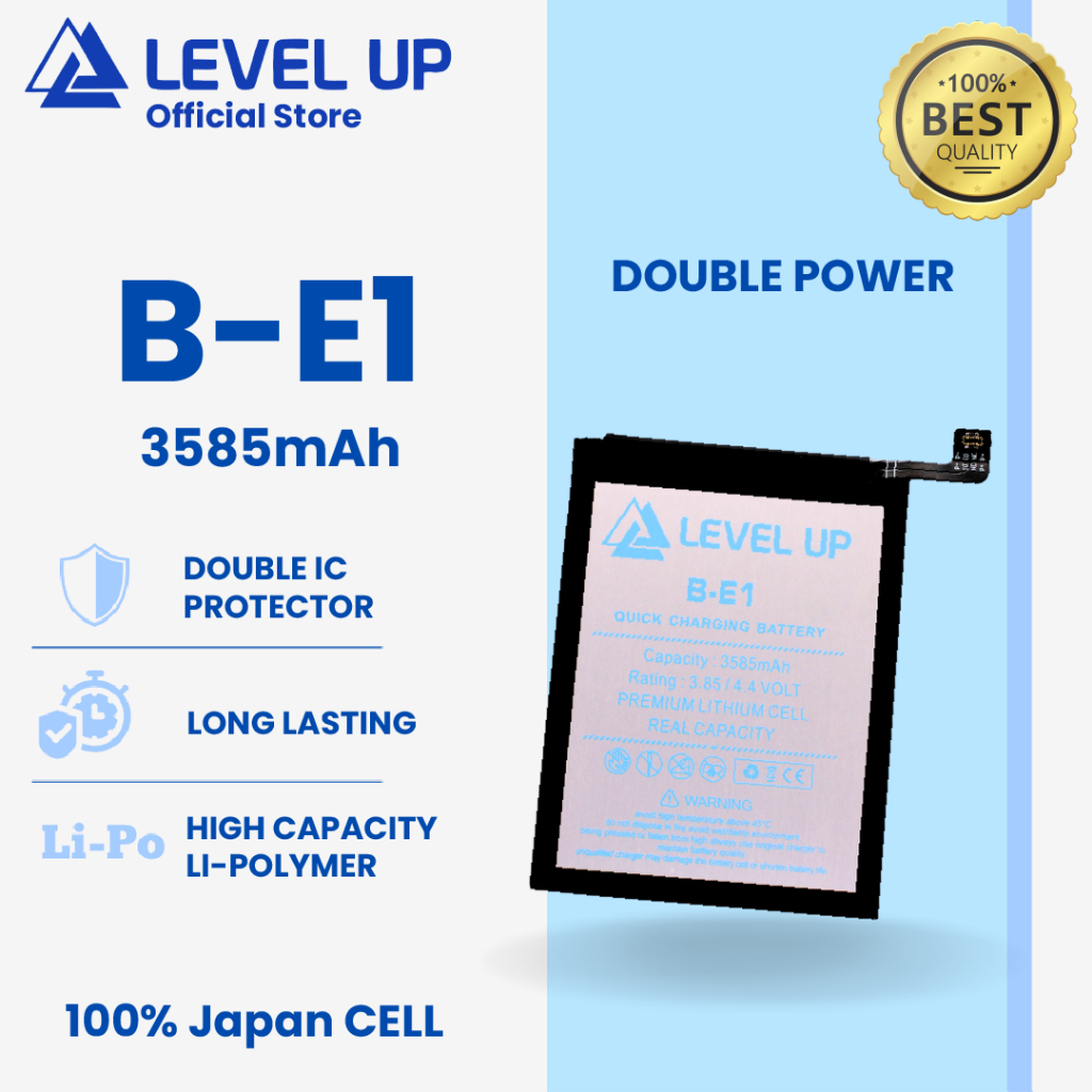 LEVEL UP Baterai Vivo Y71 / Y71A / V71 B-E1 Double Power