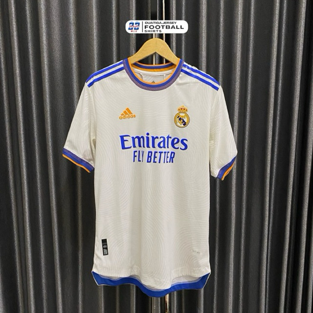 JERSEY RETRO REAL MADRID HOME 2021/2022 PLAYER ISSUE- JERSEY SEPAKBOLA REAL MADRID 2021 VERSI PLAYER