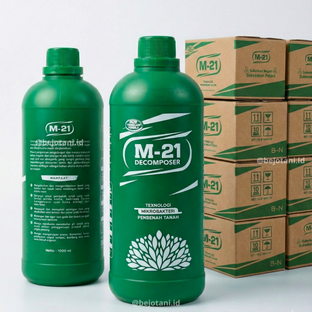 M21 Dekomposer 1 Kg Formula Probiotik Pembenah Tanah Serbaguna Pengurai Bahan Organik Cepat