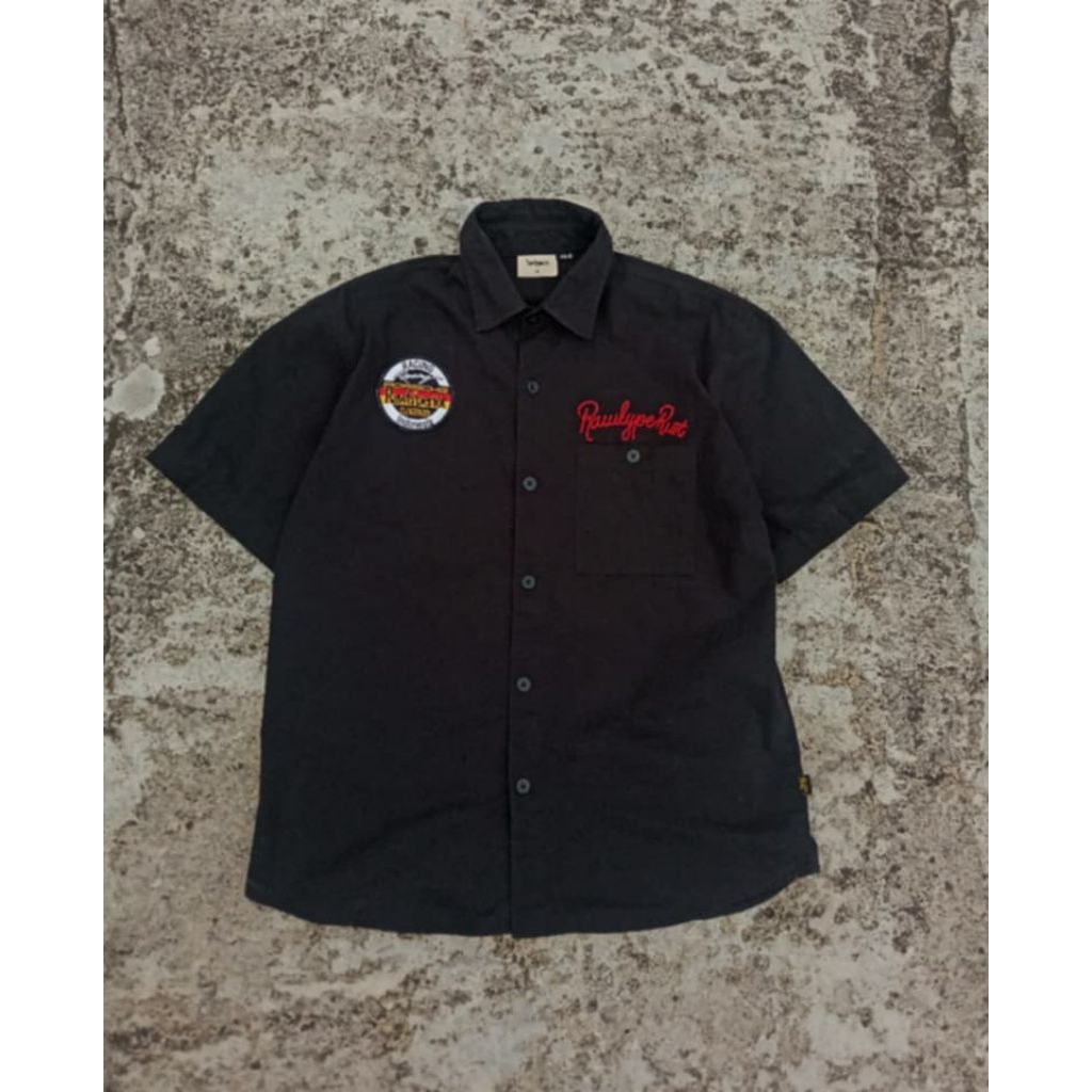 rawtype riot RTR x uss x porsche workshirt