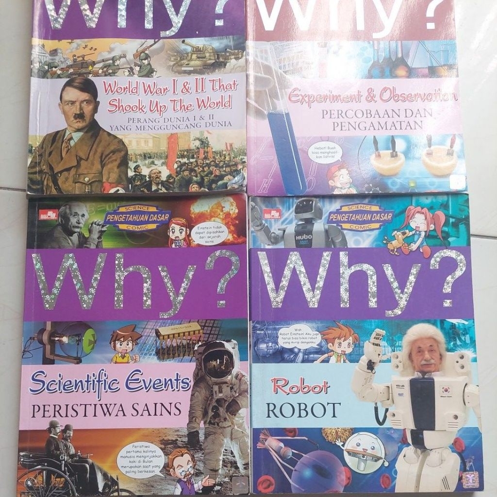 Komik Edukasi "Why?" Bekas ori Gramedia | Komik Gramedia Bekas | Komik Murah | Buku Bekas