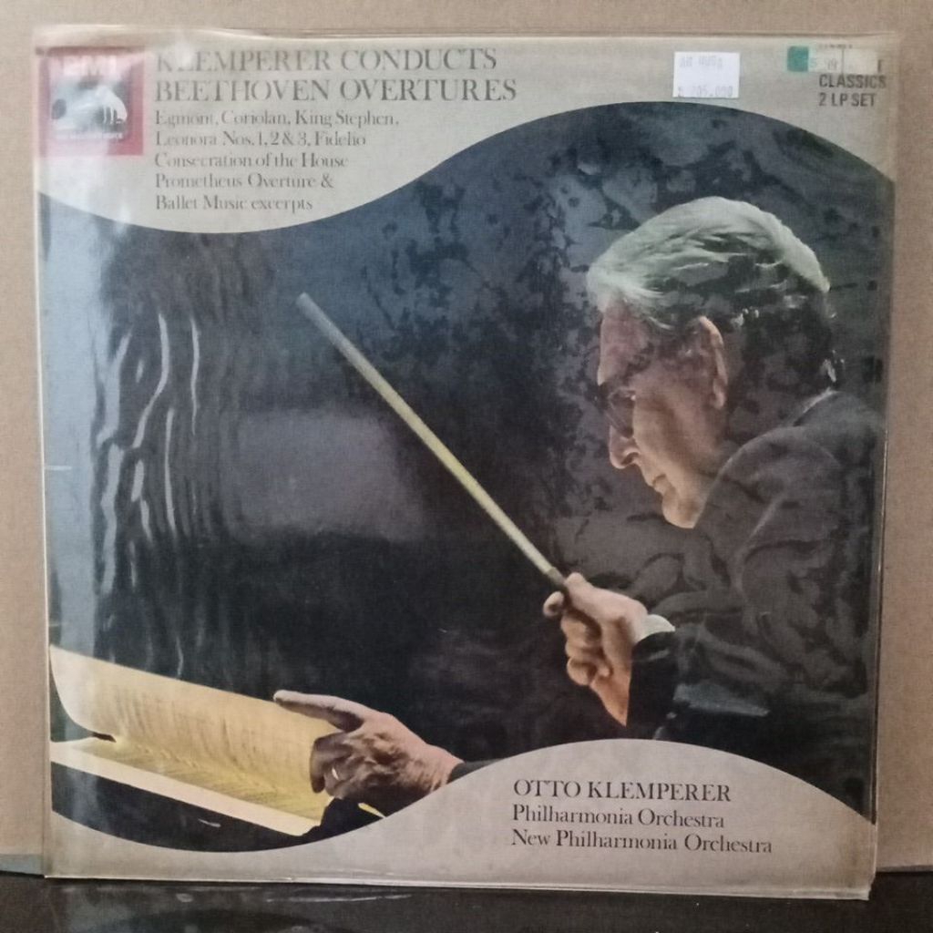 Vinyl Piringan Hitam 12 inch Beethoven Overtures (Isi 2 Plat)