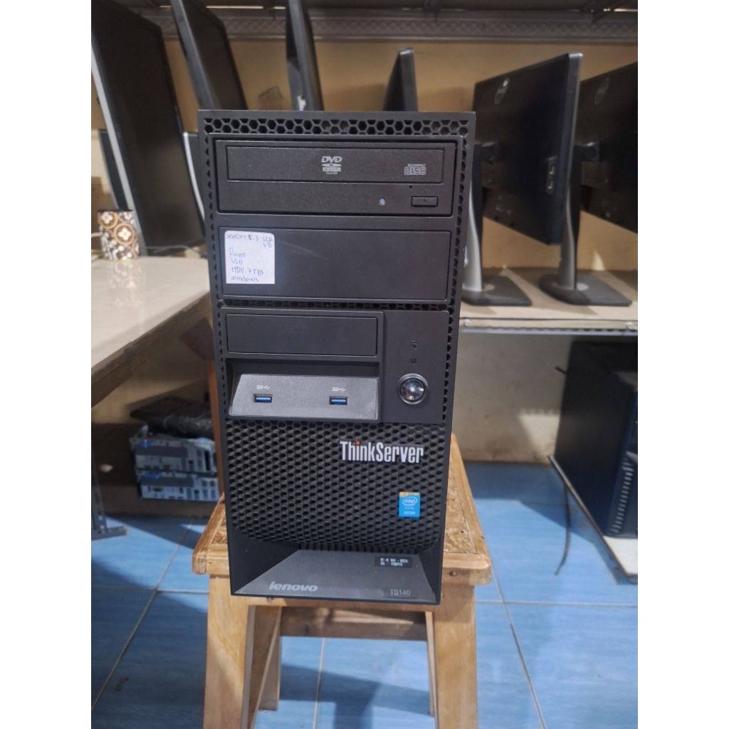 pc lenovo thinkserver xeon e3 1226 v3 ram 8gb hdd 1tb