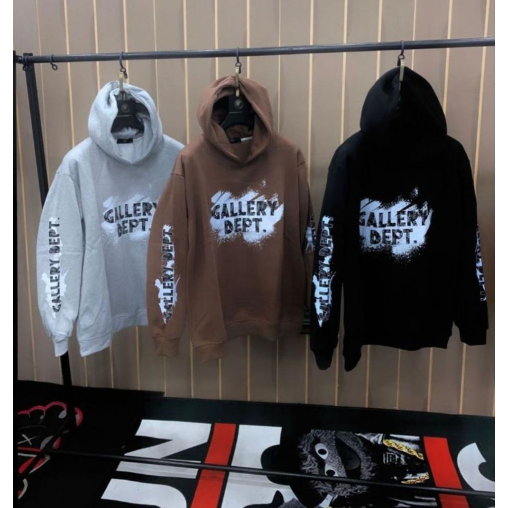 Hoodie Gallery Dept Pria Wanita Premium | Jaket Hoodie Streetwear Distro Kekinian Big Size S-6XL | S