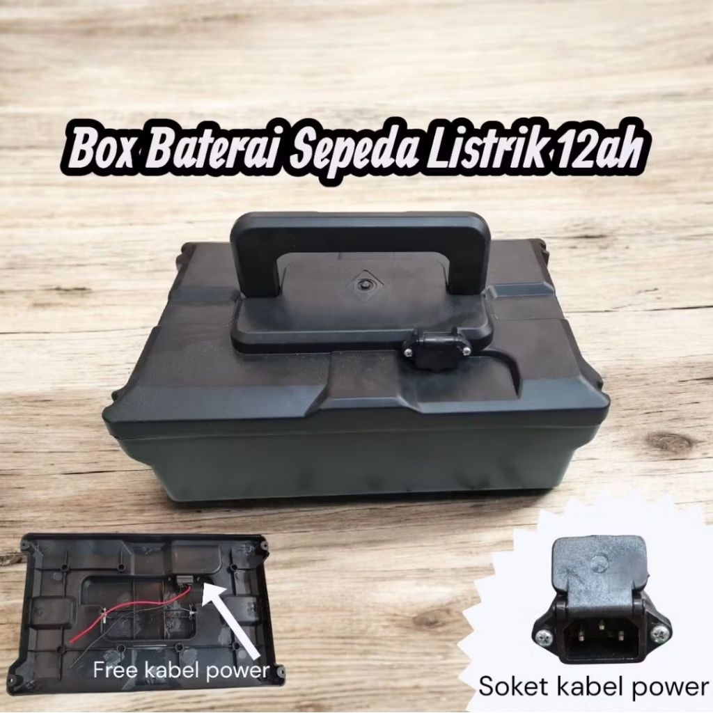 Box Premium untuk Aki / Baterai Sepeda Listrik Universal anti Banjir