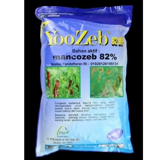 Fungisida Yoozeb Mankozeb 82% 1 Kg