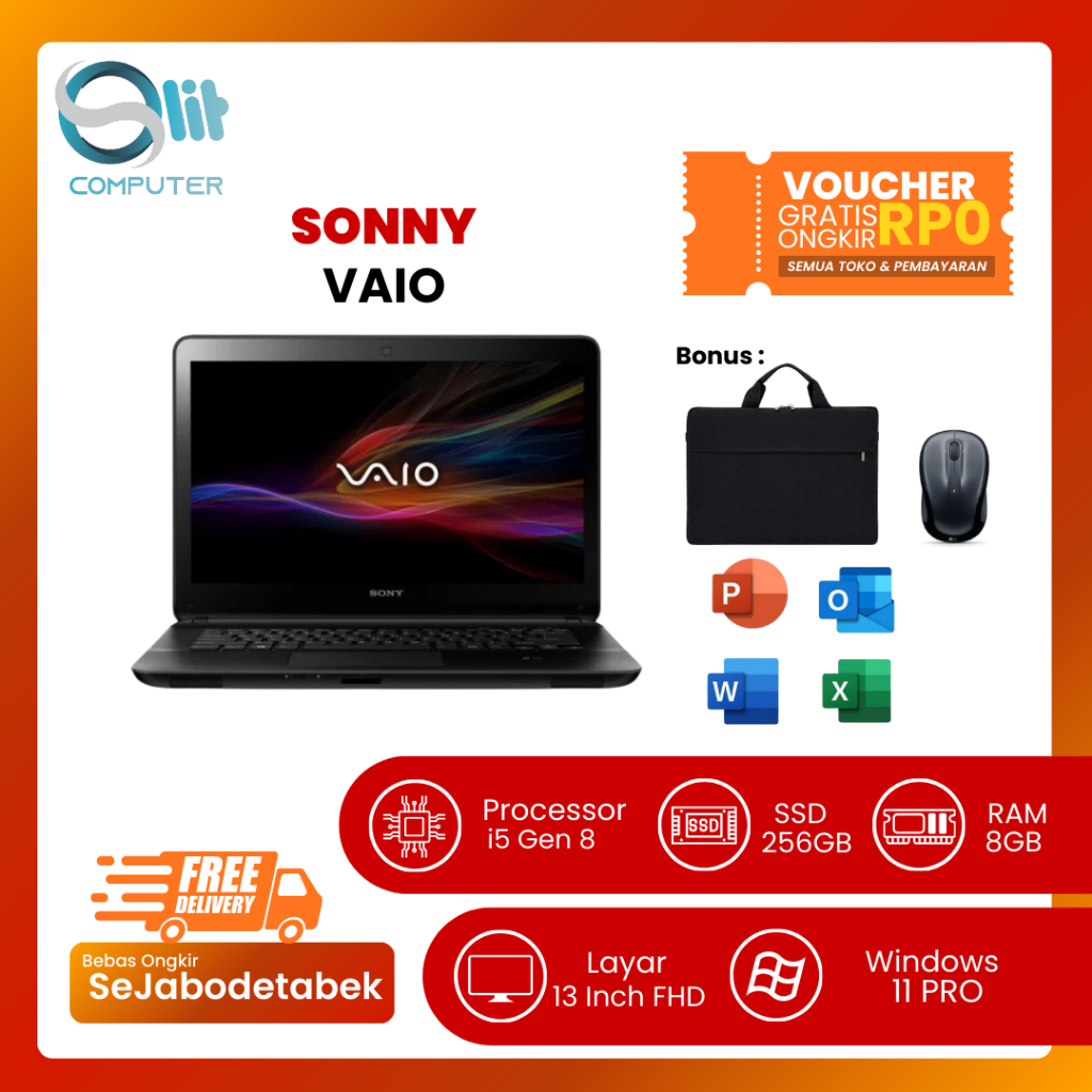 Sony Vaio VJPG 11 | i5-8250U | 8GB | SSD 256 | 12.5” FHD