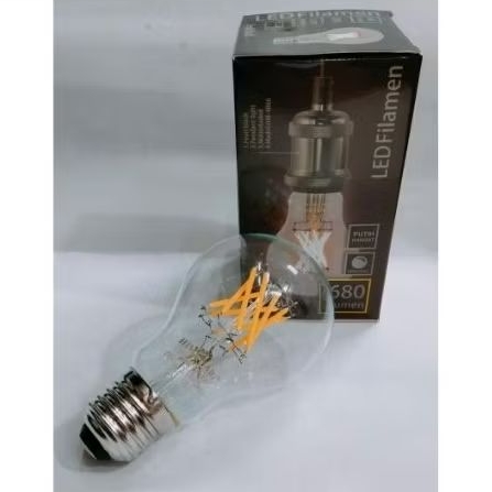 Lampu Bohlam Led Filamen  8watt Cahaya kuning 2700k HM-A6008 HiMAWARI