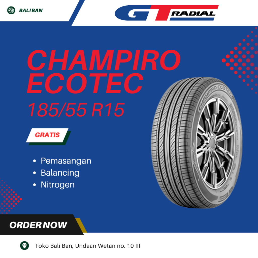 GT Radial Champiro Ecotec 185/55 R15