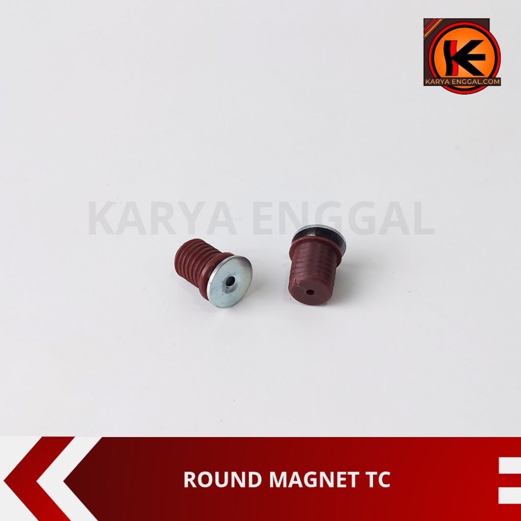 Round Magnet TC/ Keces Magnet Bulat Tanam/ Ketches Magnet Bulat Coklat/ Magnet Bulat Tersembunyi