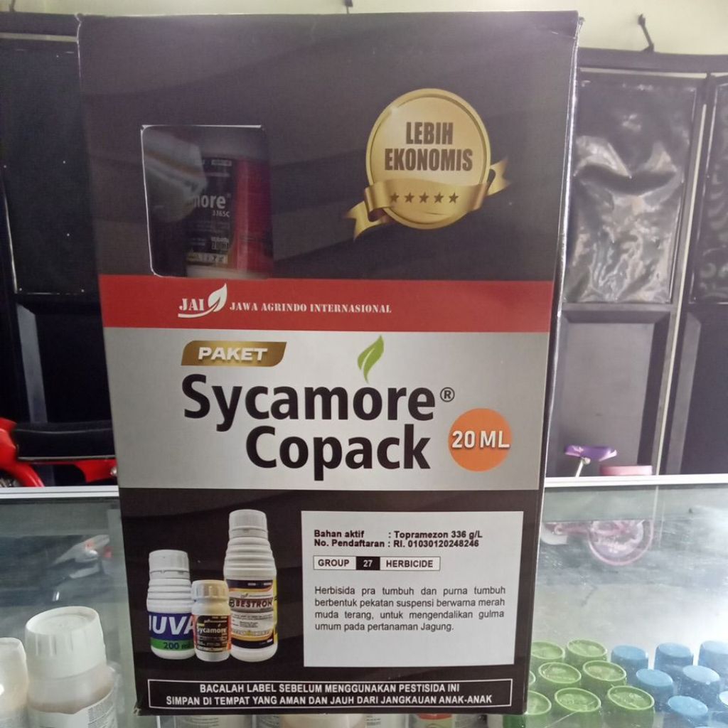 HERBISIDA PAKET SYCAMORE COPACK 20ML BONUS KAOS UNTUK JAGUNG