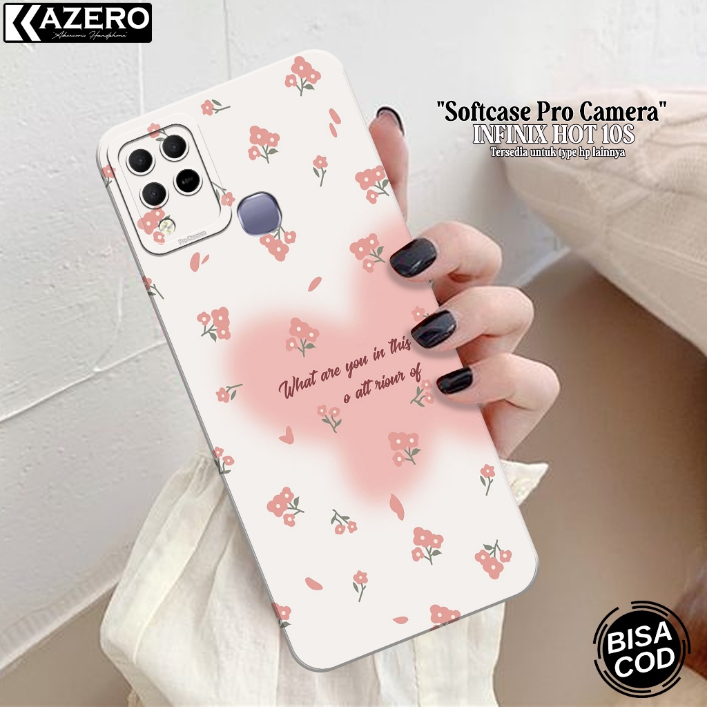 Softcase Hp INFINIX HOT 10S Terbaru Fashion Case Aesthetic Case INFINIX HOT 10S Silikon Pro Camera C