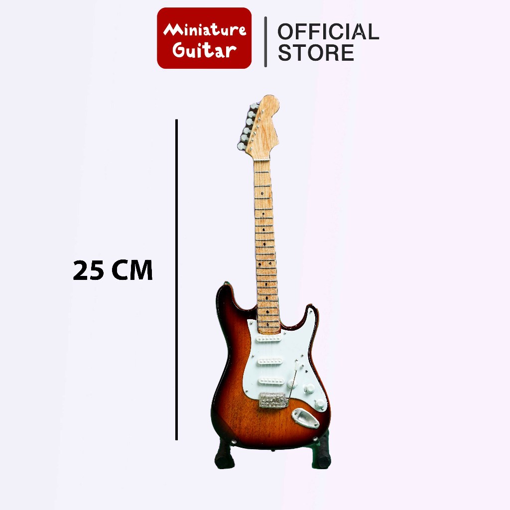 miniatur gitar fender sunburst miniatur gitar fender miniatur gitar listrik miniatur gitar murah