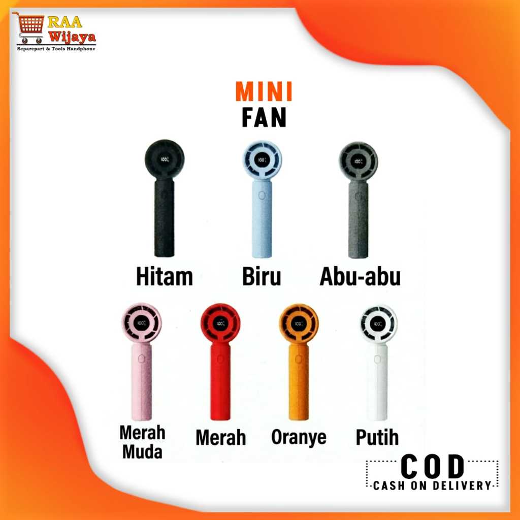 HANDHELD FAN KS001 MINI FAN / KIPAS ANGIN PORTABLE MINI FAN KIPAS TANGAN GENGGAM SENYAP DINGIN KS001