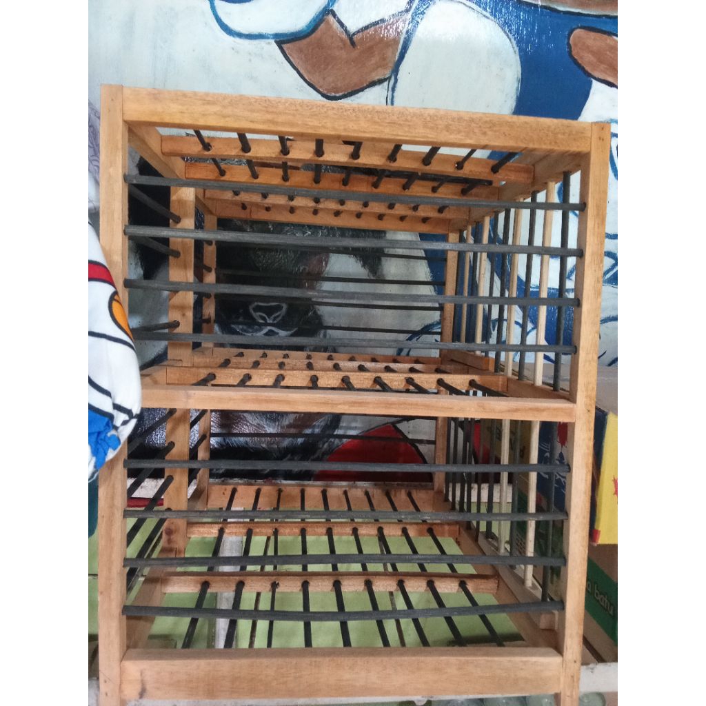 kandang burung dara 2 pintu atas bawah