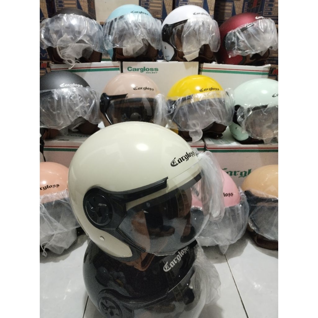 BestPromo Cargloss Premium / Helm Hijab / Helm Sni / Helm Retro