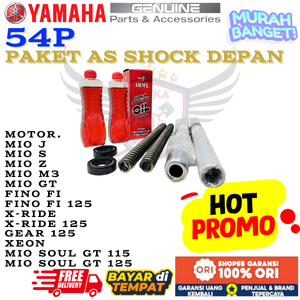 54P PAKET AS SHOCK DEPAN ASLI YAMAHA MIO J,AS SHOCK DEPAN AYAMAHA MIO M3,AS SHOCK DEPAN MIO S,AS SHO