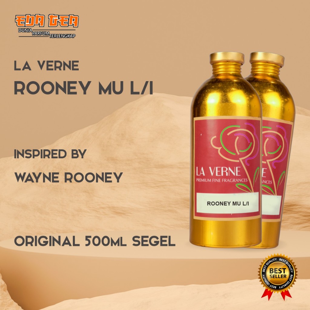 bibit parfum murni ROONEY MU L/I / WAYNE ROONEY  LA VERNE 500ML SEGEL
