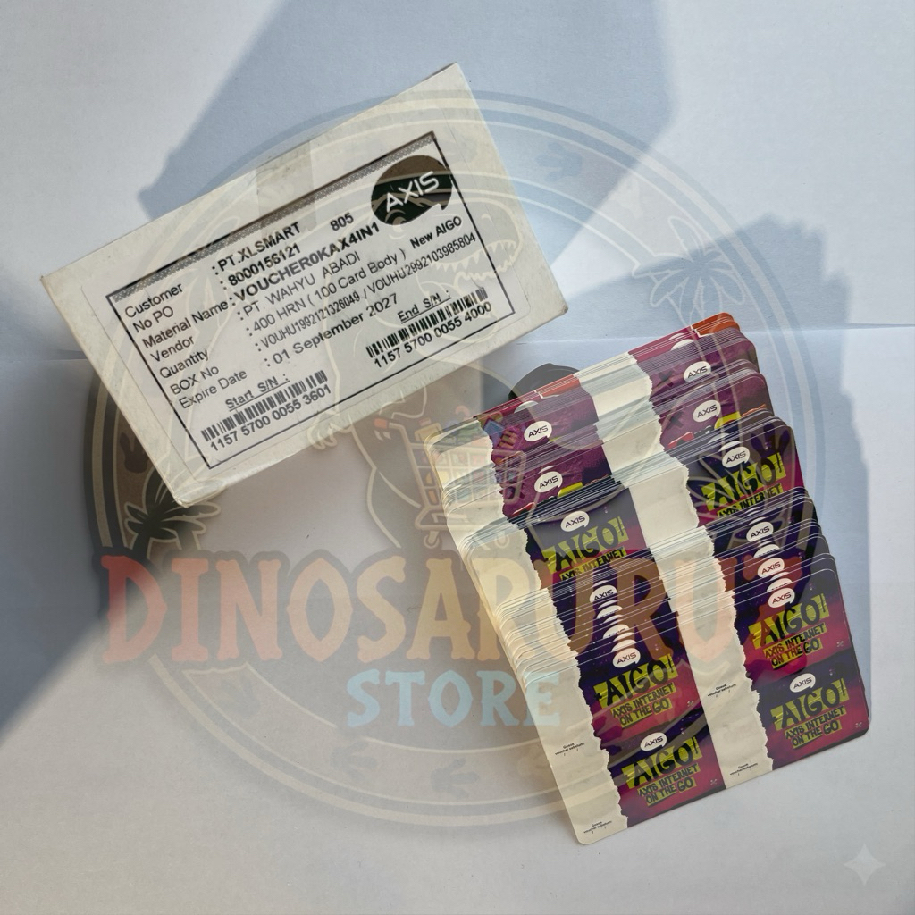 Voucher Kosong AXIS 4 in 1 Murah