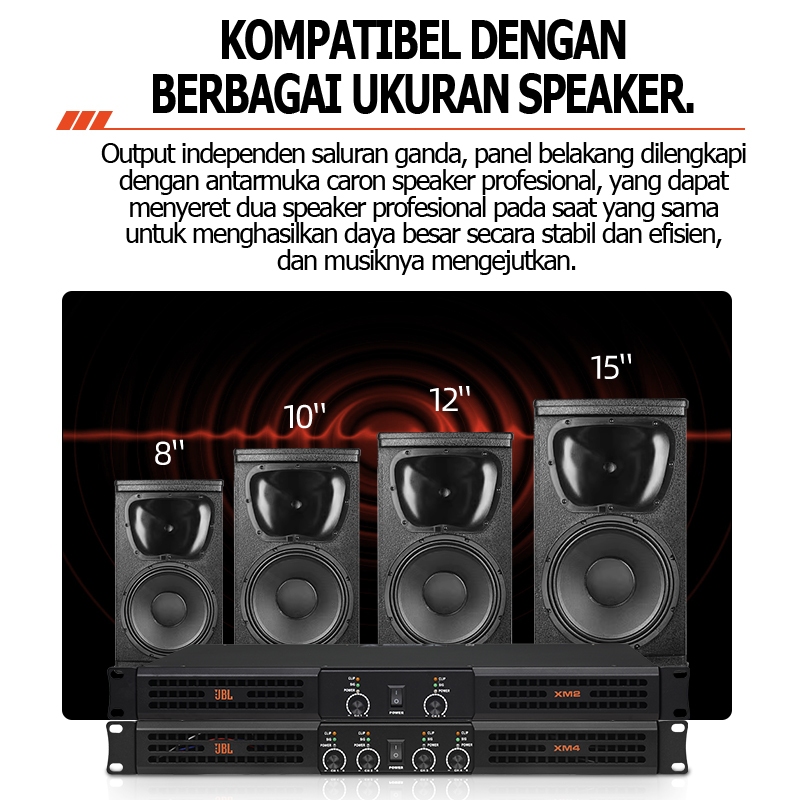 READY STOCK profesional power amplifier,JBL/original XM2 8ohm power 1500watt*2/XM4 8ohm power