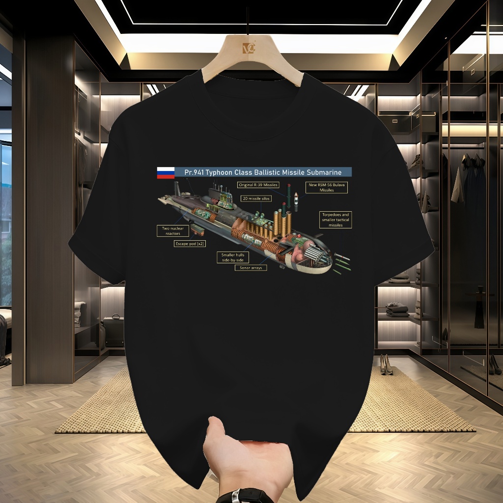 Soviet Pro 941 Kapal Selam Rudal Balistik Kelas Typhoon T Kaos Baru