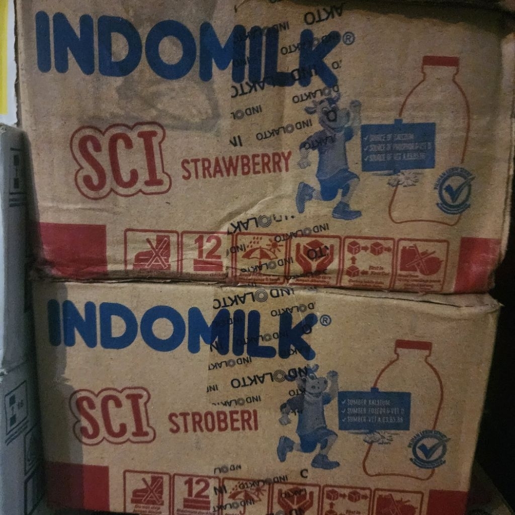 indomilk kids botol coklat / stroberi