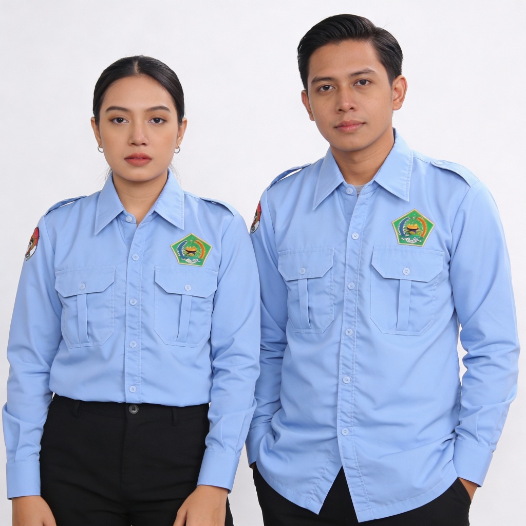Berlanc Kemeja KEMENAG Terbaru/Seragam KEMENAG Terbaru/Kemeja KEMENAG/Seragam KEMENAG