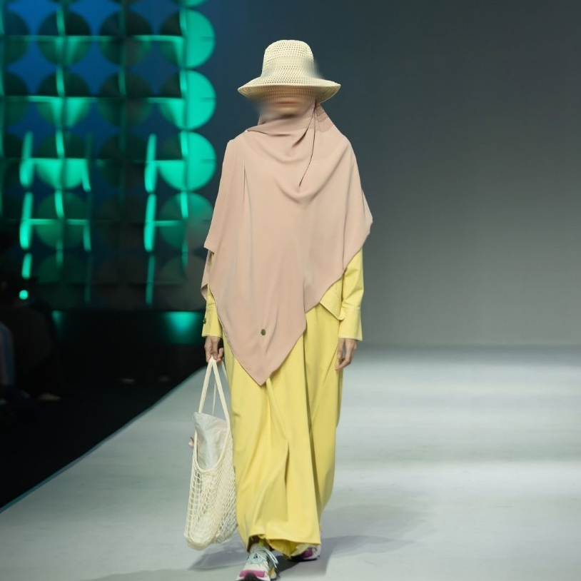 ITSAR SYARI | Miribargo Abaya | Casa Basic Knit Abaya Rootbeer size L | Itsar Kufah Khimar | Najran 