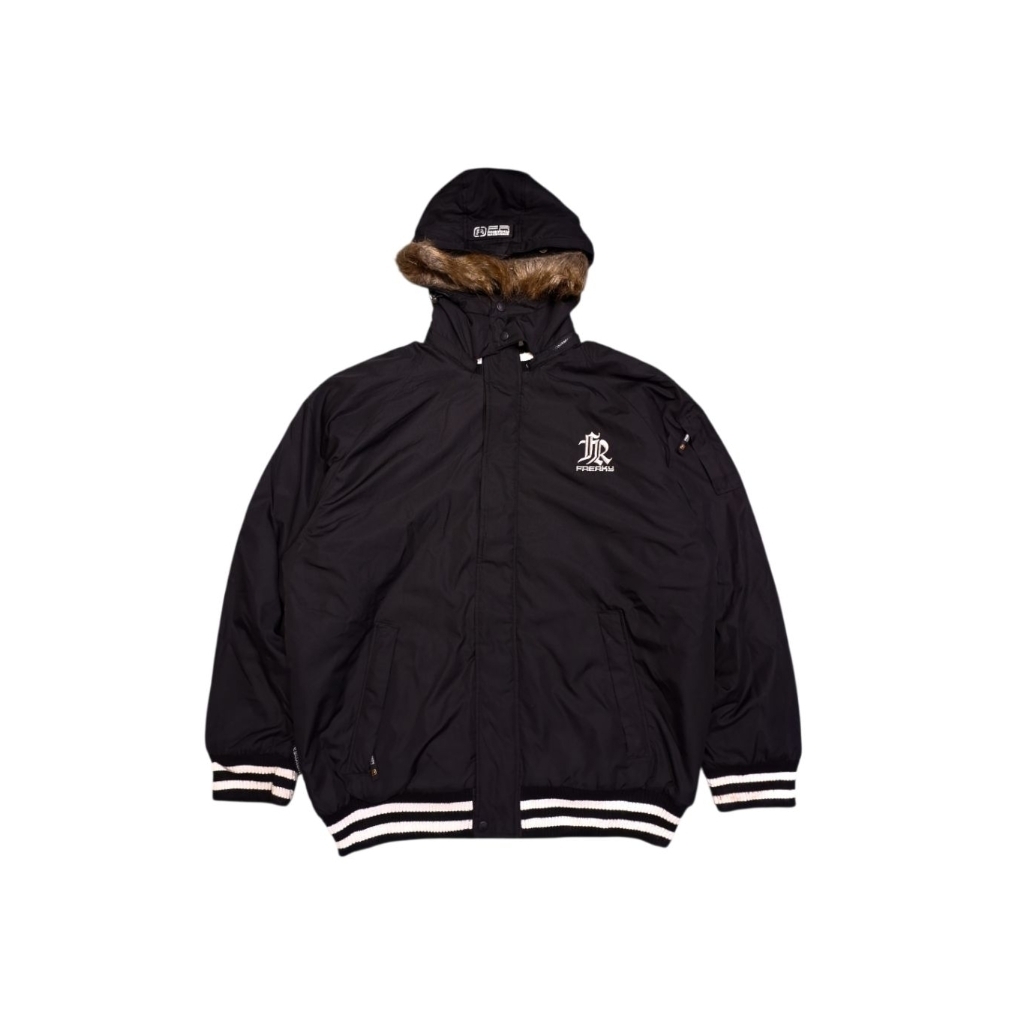 jaket varisity y2k freaky massive with hoodie mantap