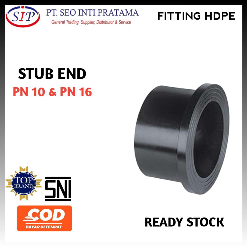 Stub End HDPE 2 Inch Butt Fusion - Fitting Sambungan Pipa HDPE