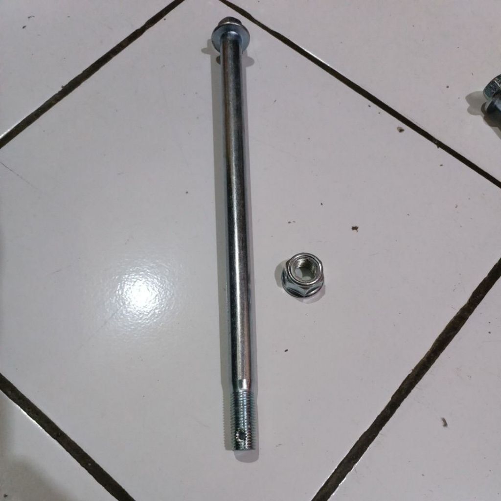 as roda belakang klx 150 rubahan panjang 27,5cm