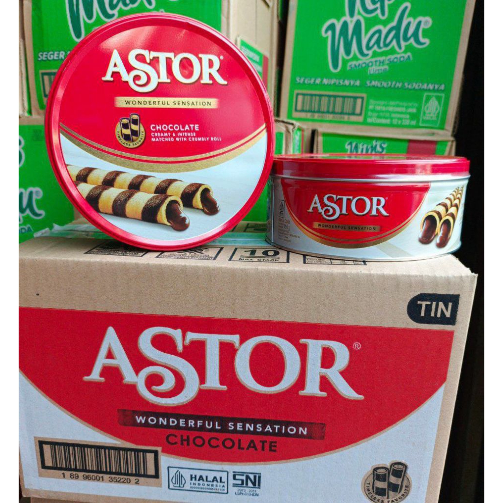 Astor Kaleng Bulat Coklat 150g