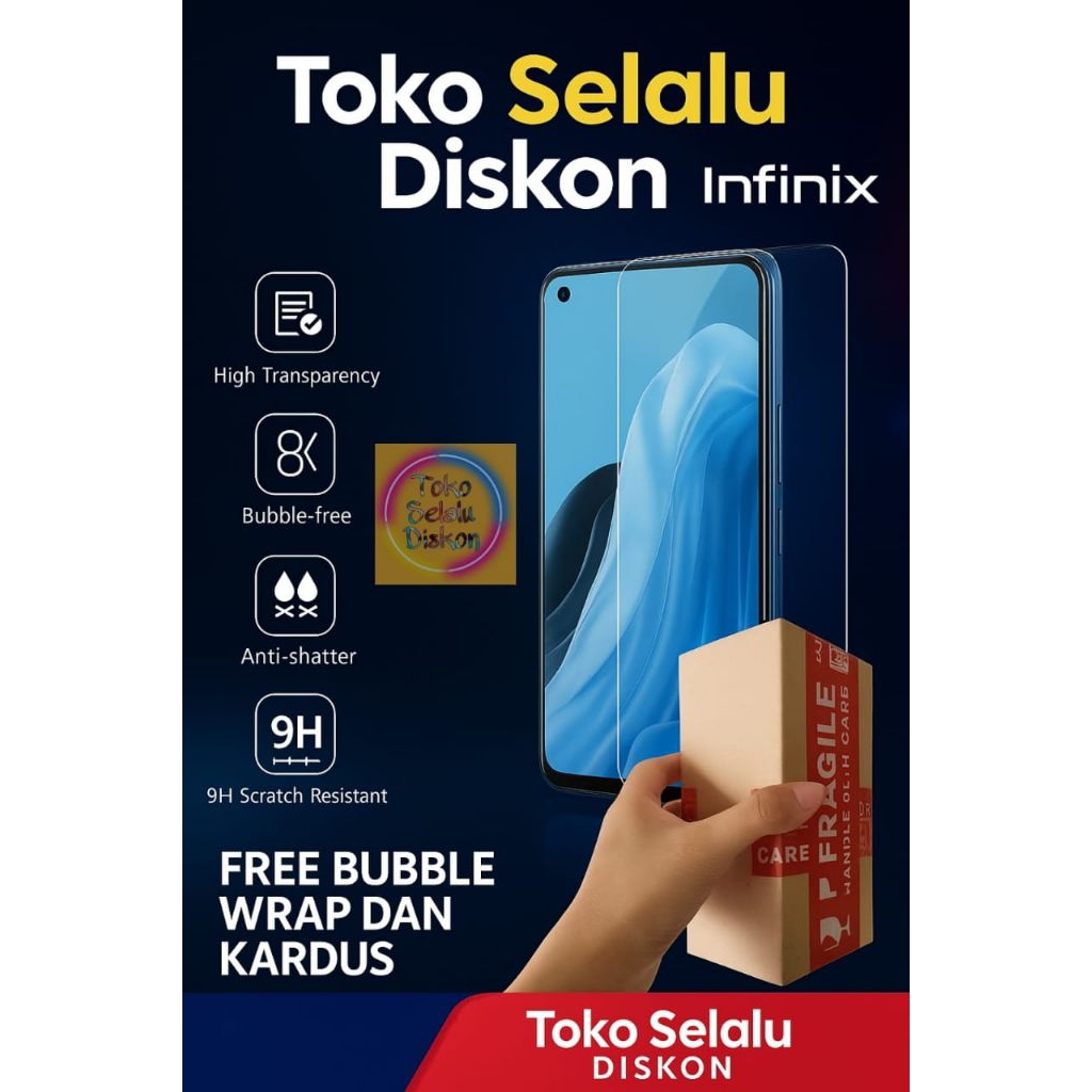 Tempered Glass Infinix Note 10 Pro / Note 11 Pro / Note 12 2023 / Note 12 5G  Bening Anti Gores HD