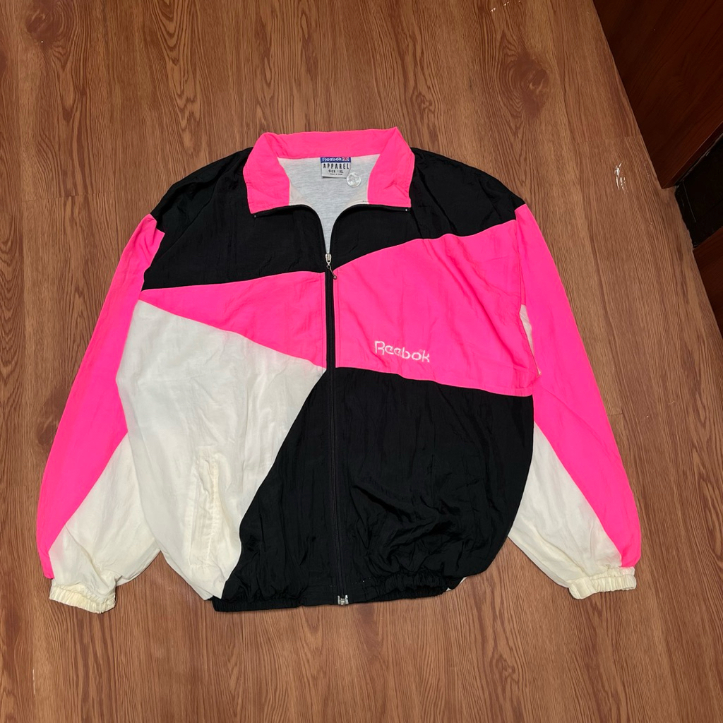 Windbreaker colorblock jacket vintage reebok