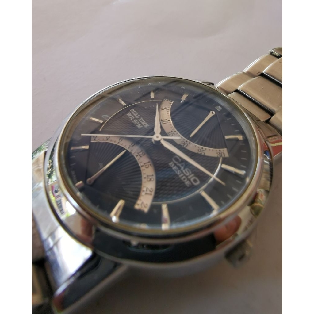 Jam Casio Beside, BEM 109 rare item. second.