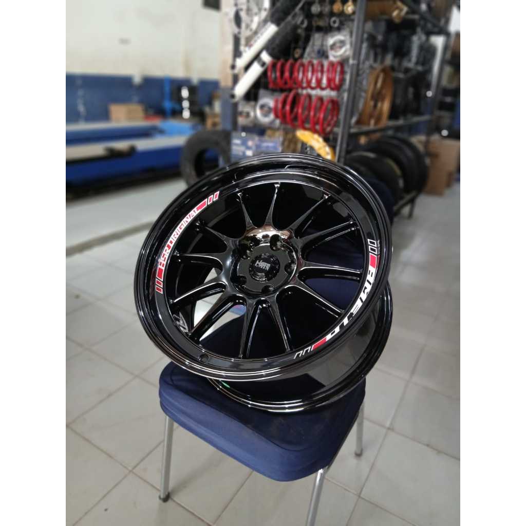 Velg mobil ring 18 lubang baut 5 buat innova reborn hrv dll velg mobil r18 black chrome