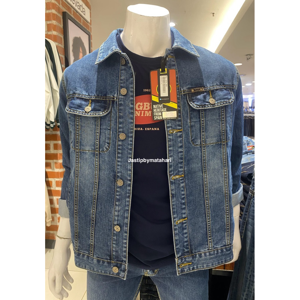 LOIS JEANS JAKET PRIA BAHAN TEBAL 100% ORIGINAL MATAHARI (M-XL)