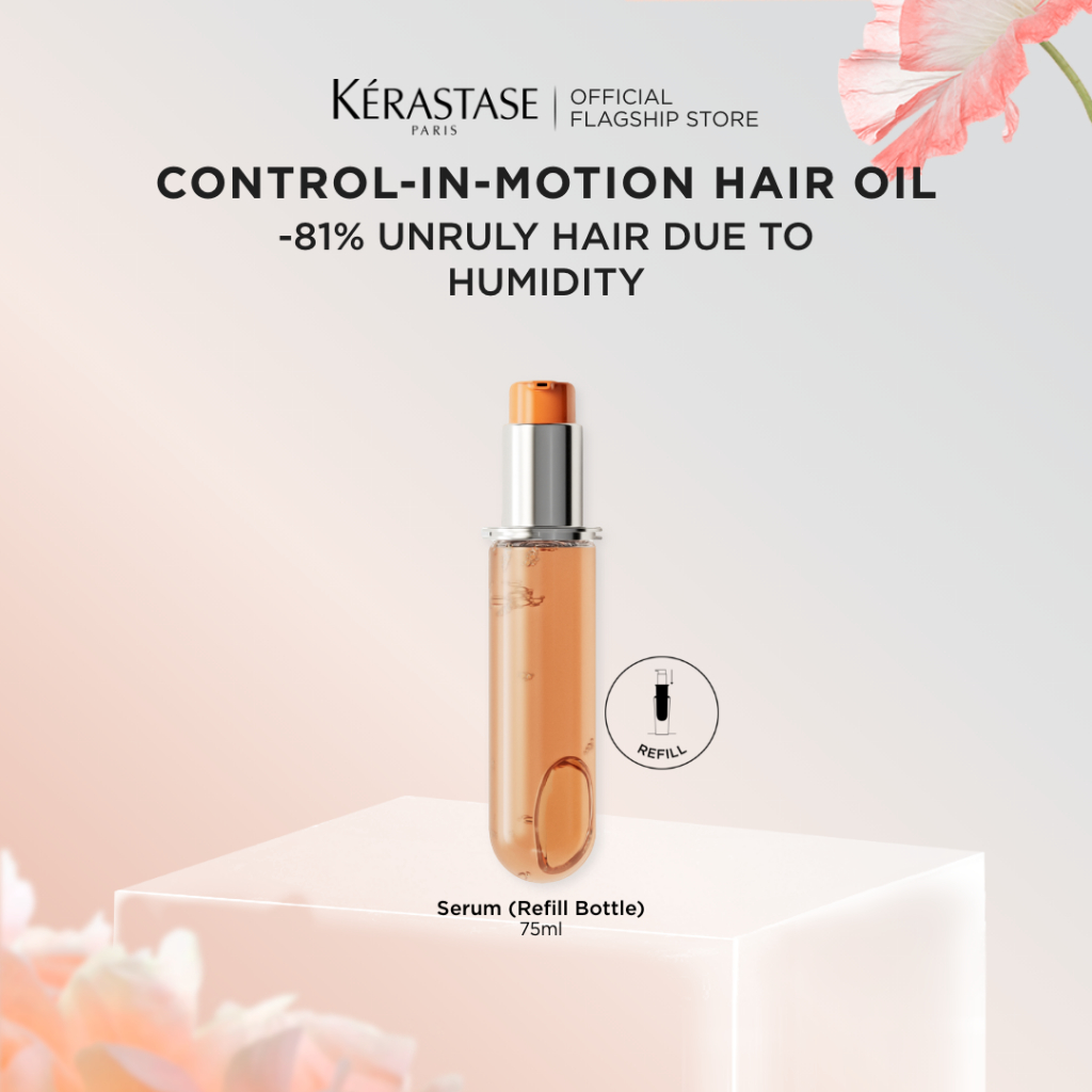 Kerastase Oleo Relax Hair Oil 75ml (Refill) Smoothing Hair Serum - Serum untuk Rambut Frizzy & Sulit