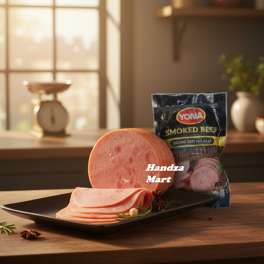 Yona Smoke Beef / Daging Sapi Iris Asap / Yona Beef Patties
