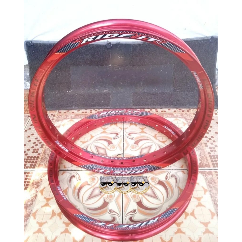 Velg original Ride it Aero T shape uk 185 185 Ring 17 universal