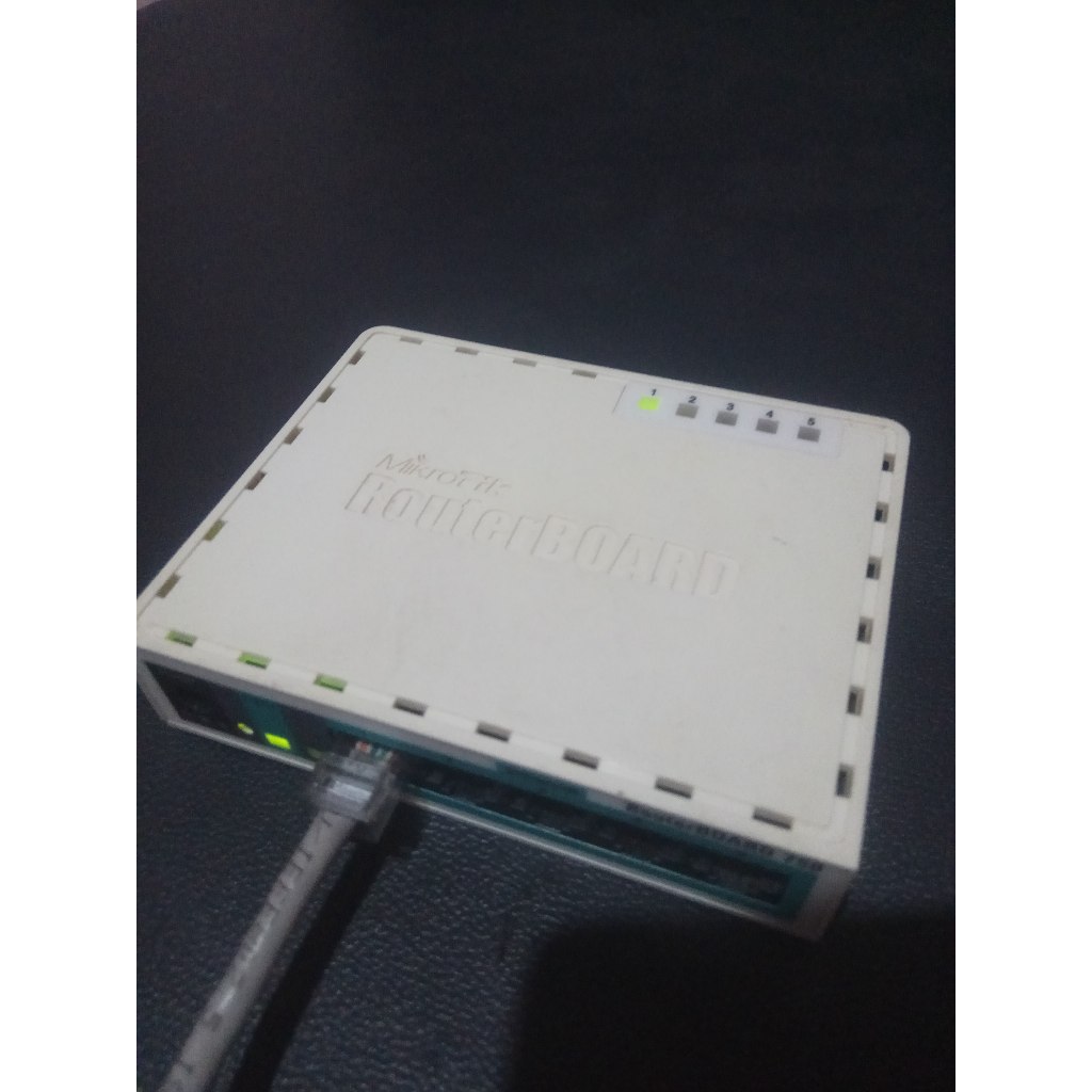 Mikrotik RB 750 + Adaptor (2nd normal)