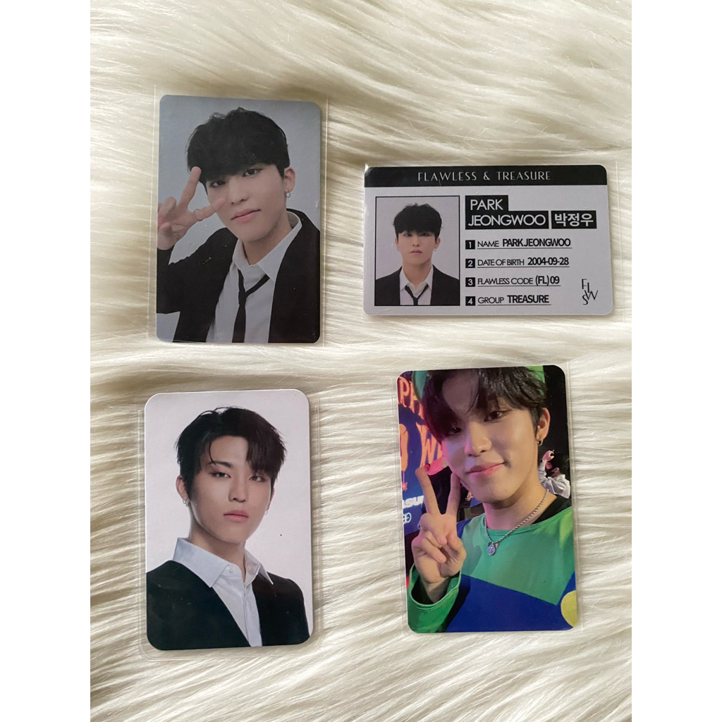 Photocard Jeongwoo Treasure park jeongwoo