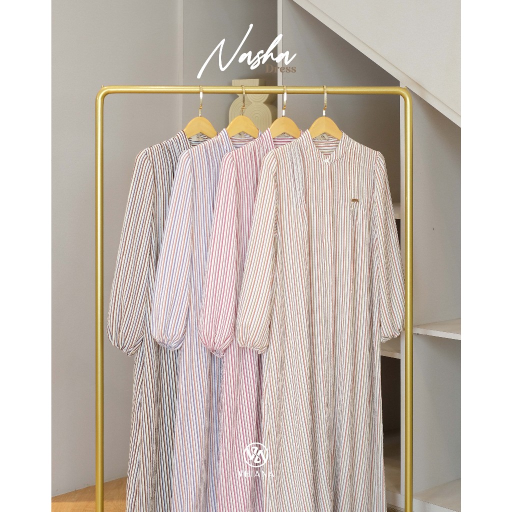 VHIANA NASHA DRESS GAMIS CASUAL PREMIUM BY VHIANA