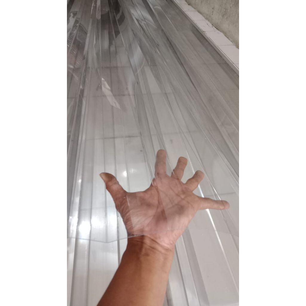 Spandek Transparan Clear PVC Anti Pecah