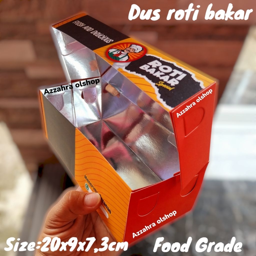 DUS ROTI BAKAR / WADAH ROTI BAKAR / KEMASAN ROTI BAKAR