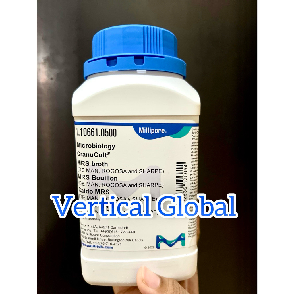 MRS Broth Merck 1.10661.0500 500 gr MRSB