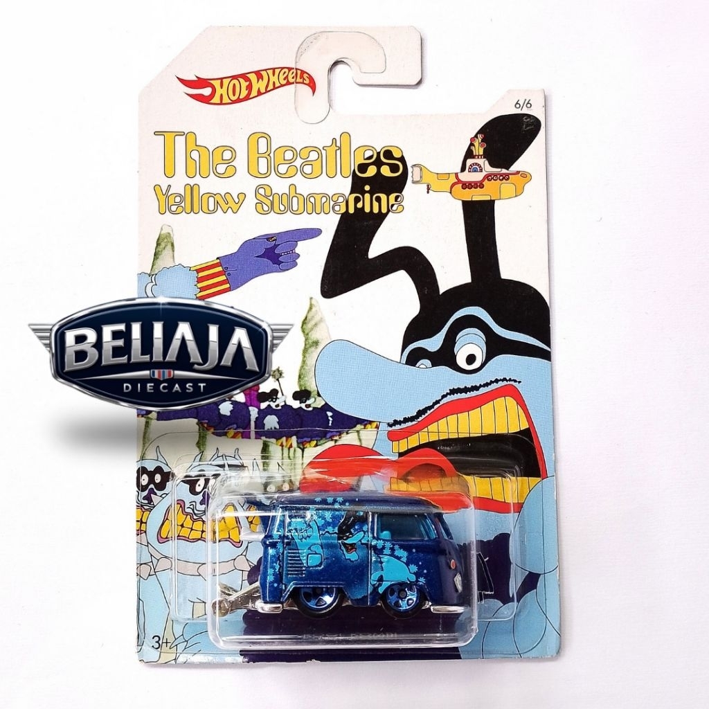 HOT WHEELS KOOL KOMBI BLUE THE BEATLES YELLOW SUBMARINE SERIES